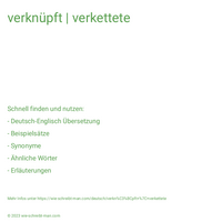 verknüpft | verkettete