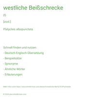 westliche Beißschrecke