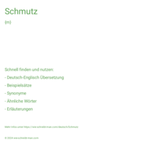 Schmutz