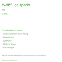 Weißflügelspecht