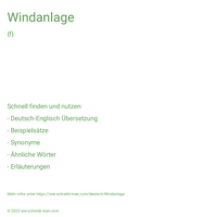 Windanlage