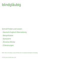 blindgläubig