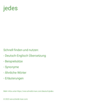 jedes