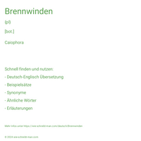 Brennwinden