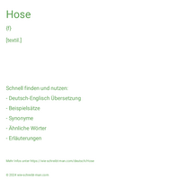 Hose