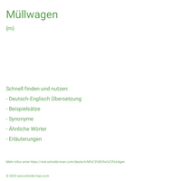 Müllwagen