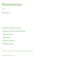 Phytohormon