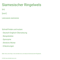 Siamesischer Ringelwels