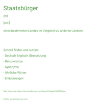 Staatsbürger