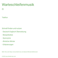 Warteschleifenmusik