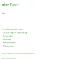 alter Fuchs