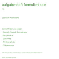 aufgabenhaft formuliert sein