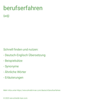 berufserfahren