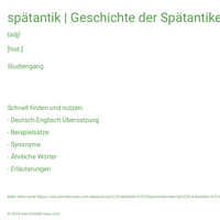 spätantik | Geschichte der Spätantike | spätantike Münzen