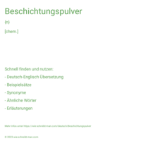 Beschichtungspulver