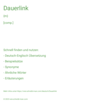 Dauerlink