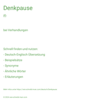 Denkpause