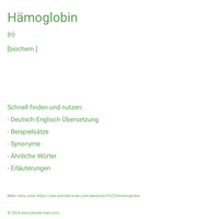 Hämoglobin