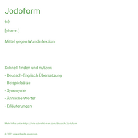 Jodoform