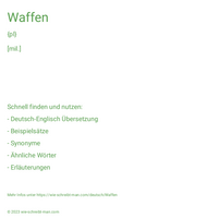 Waffen