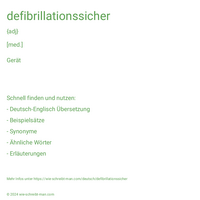 defibrillationssicher