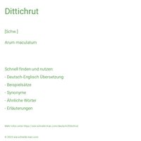 Dittichrut