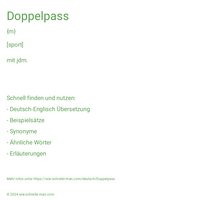 Doppelpass