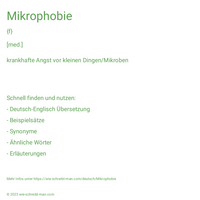 Mikrophobie