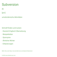 Subversion