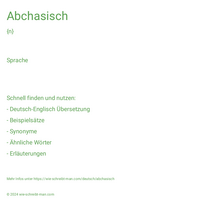 abchasisch