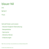 blauer Nil