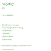 eingefügt