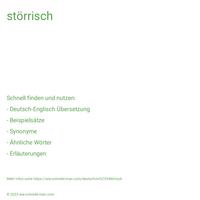 störrisch