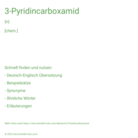 3-Pyridincarboxamid