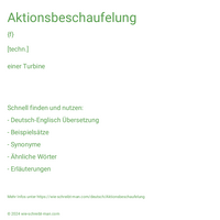 Aktionsbeschaufelung