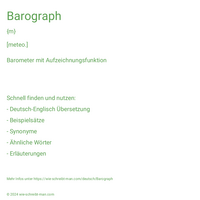 Barograph