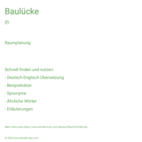 Baulücke