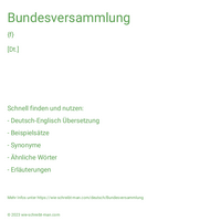 Bundesversammlung