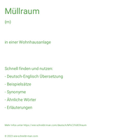 Müllraum