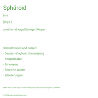 Sphäroid