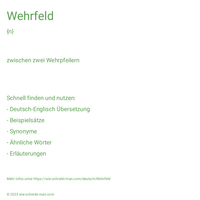 Wehrfeld