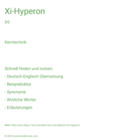 Xi-Hyperon