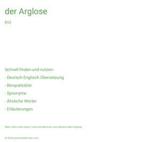 der Arglose