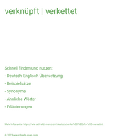 verknüpft | verkettet