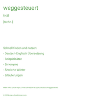 weggesteuert