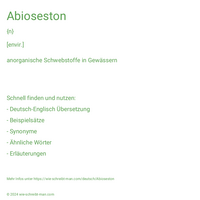 Abioseston