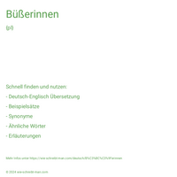 Büßerinnen