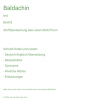 Baldachin