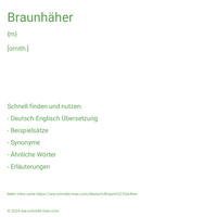 Braunhäher