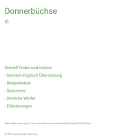 Donnerbüchse